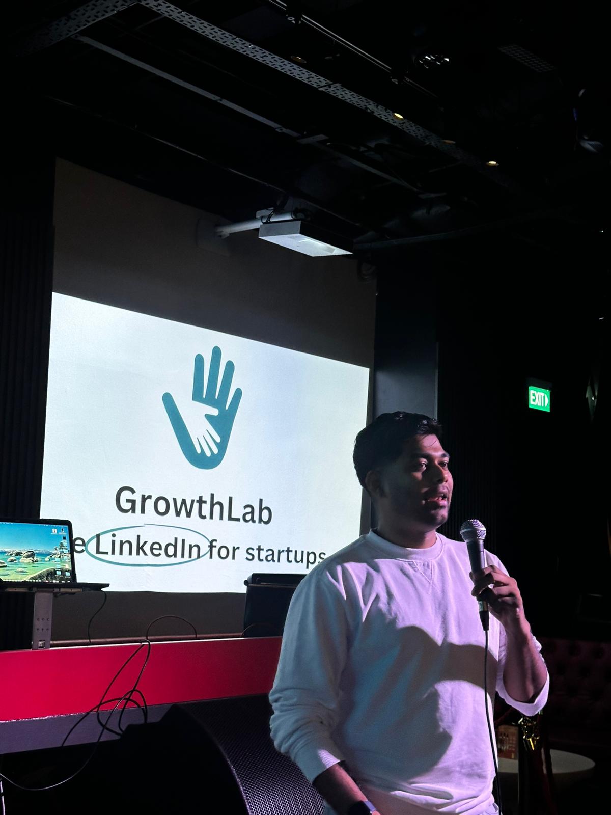 Leadership fireside chats at GrowthLab Speak Like a CEO event with SGInnovate